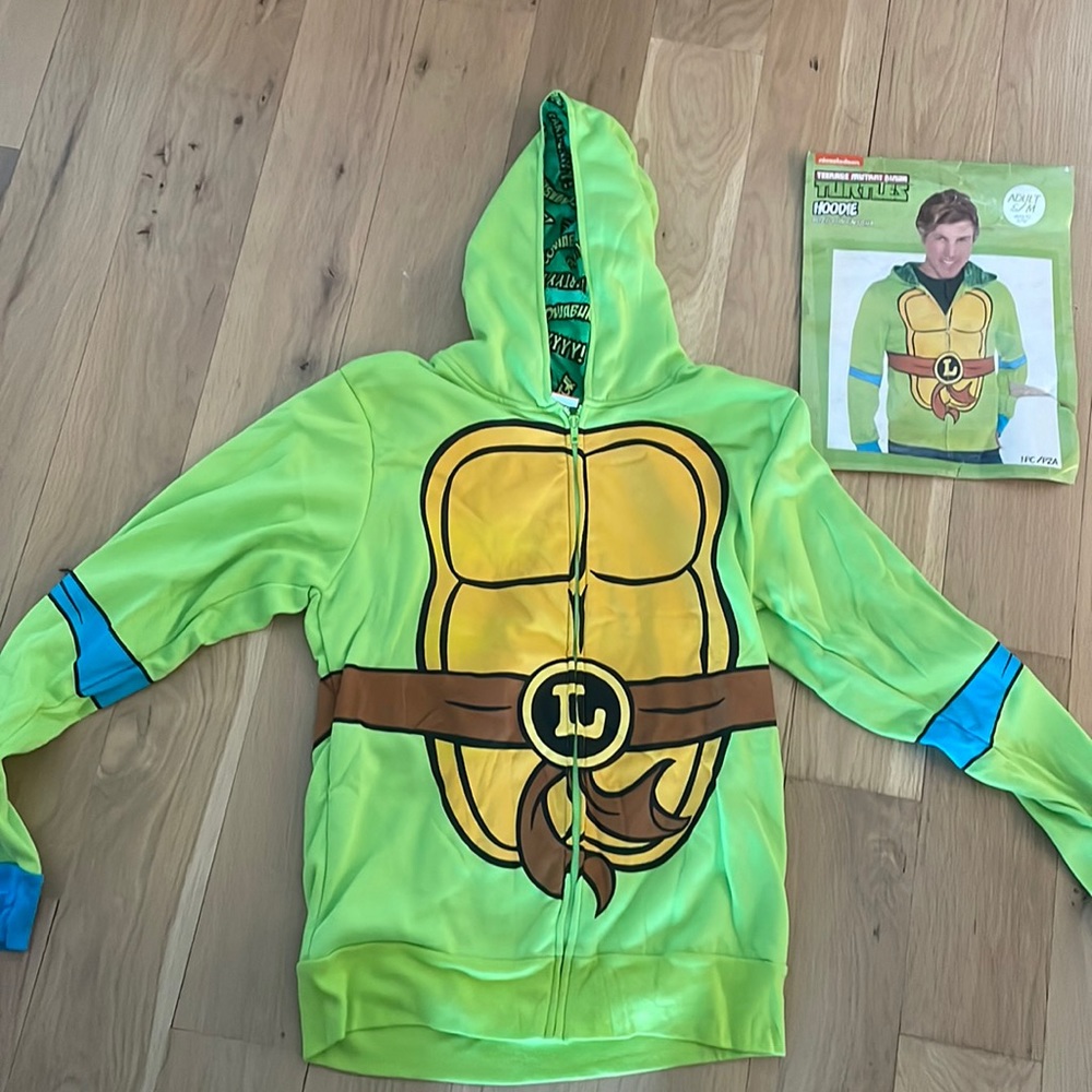 Teenage mutant ninja turtle hoodie NEW adult size S/M original price $49